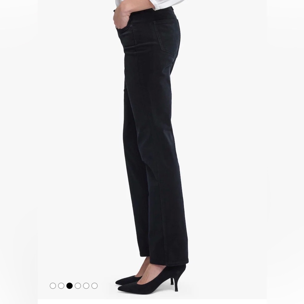 NYDJ Dark Straight Leg Corduroy Jeans - Picture 3 of 11